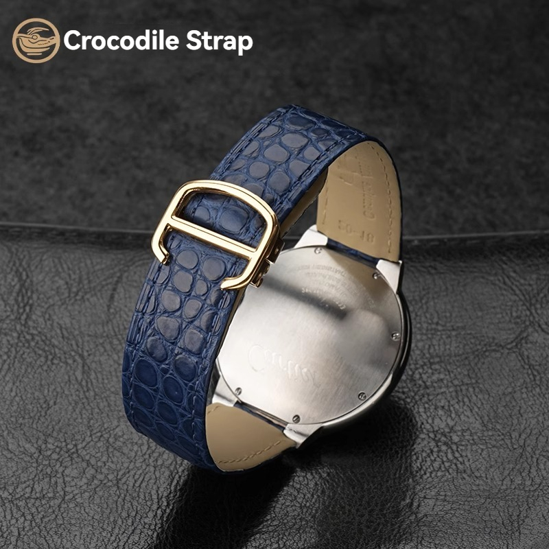 Cartier Watch Ballon Bleu - Pasek do zegarka ze skóry krokodyla