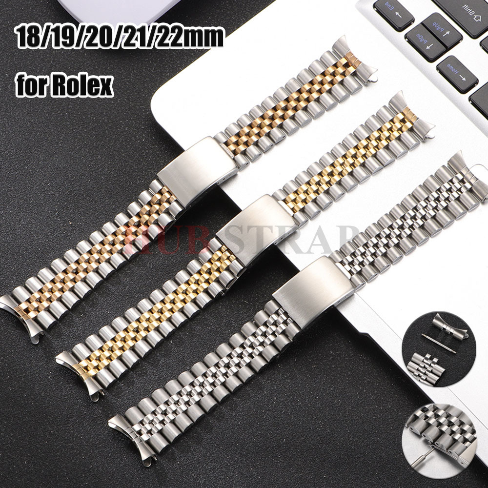 Luxury Watch Rolex - Solidna bransoleta do zegarka ze stali