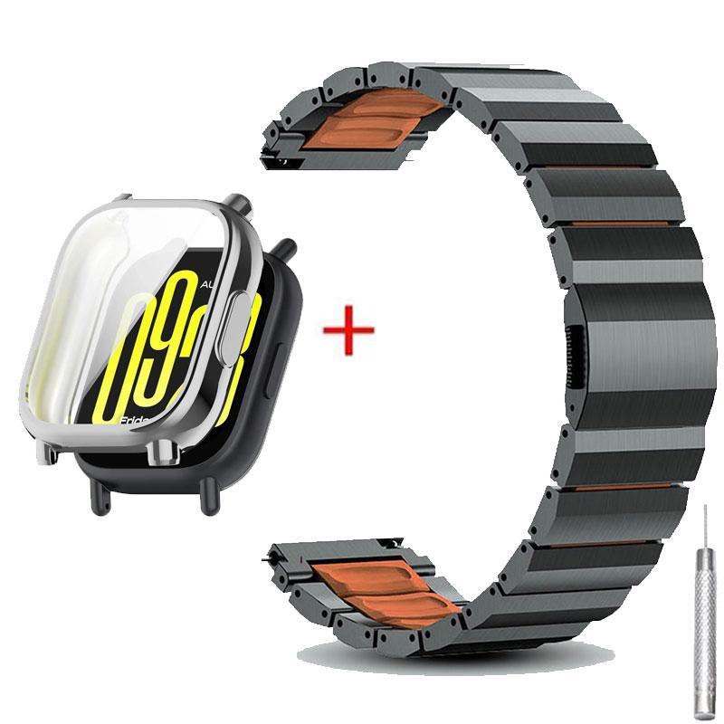 Xiaomi Luxury Watch - Obudowa na PC + Metalowy pasek
