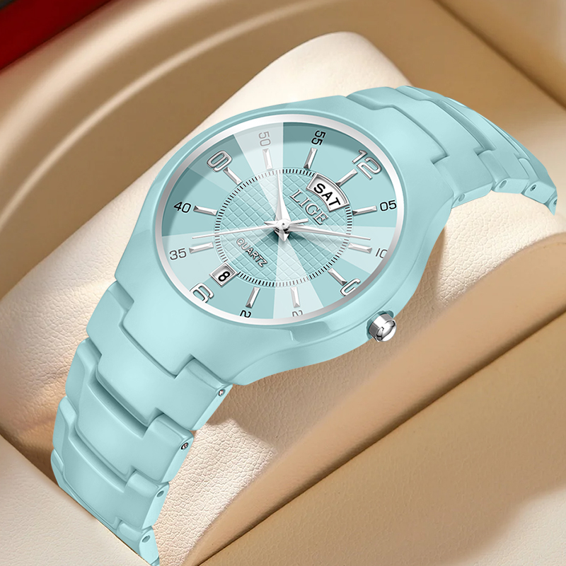 Luxury Watch Display - Zegarki damskie LIGE Luxury Elegant Quartz,