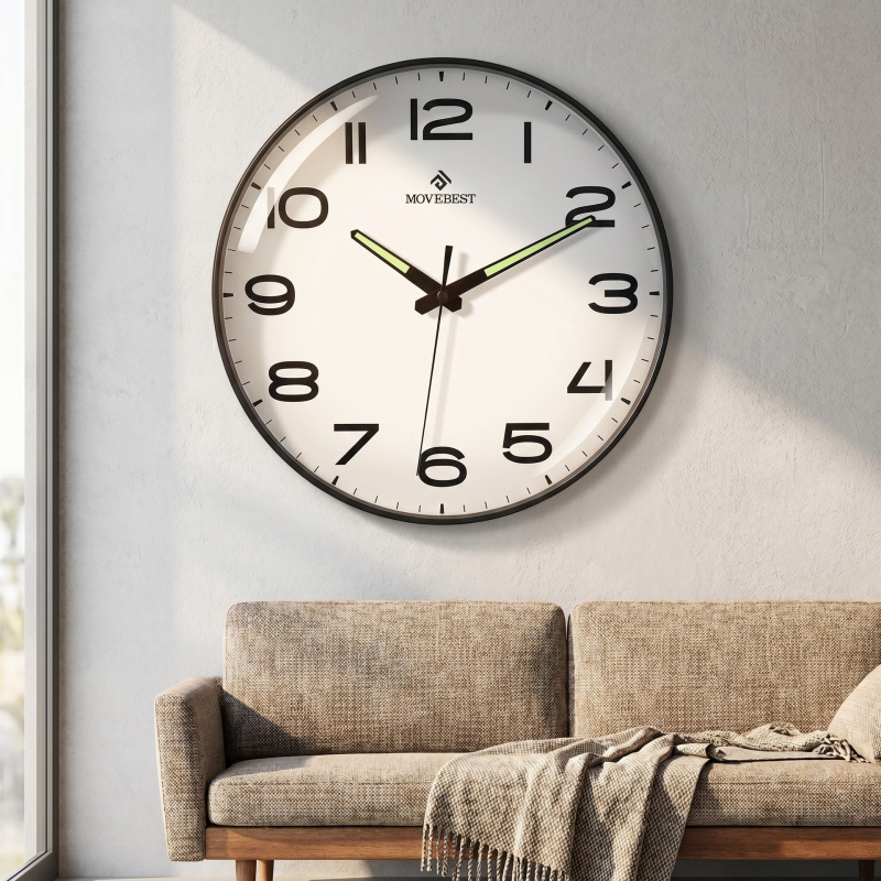 Luxury Watch Wall Clock - Lekki luksus, minimalistyczny zegar ścienny 12