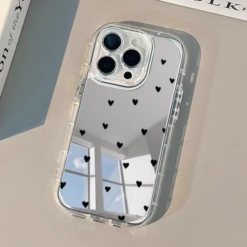 Luxury Watch Case - Etui na telefon z wzorem serca