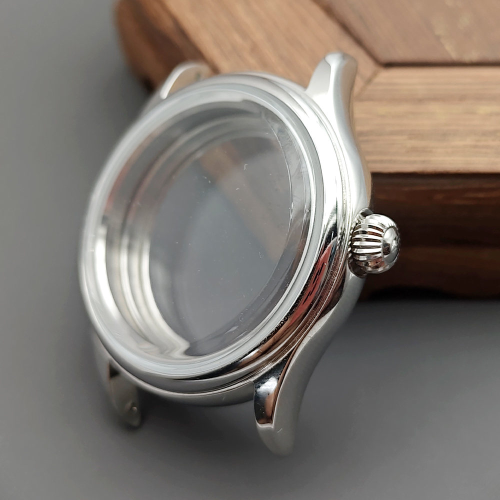 Koperta zegarka 38mm Gun Grey  – Exhibition Caseback recenzja i cena