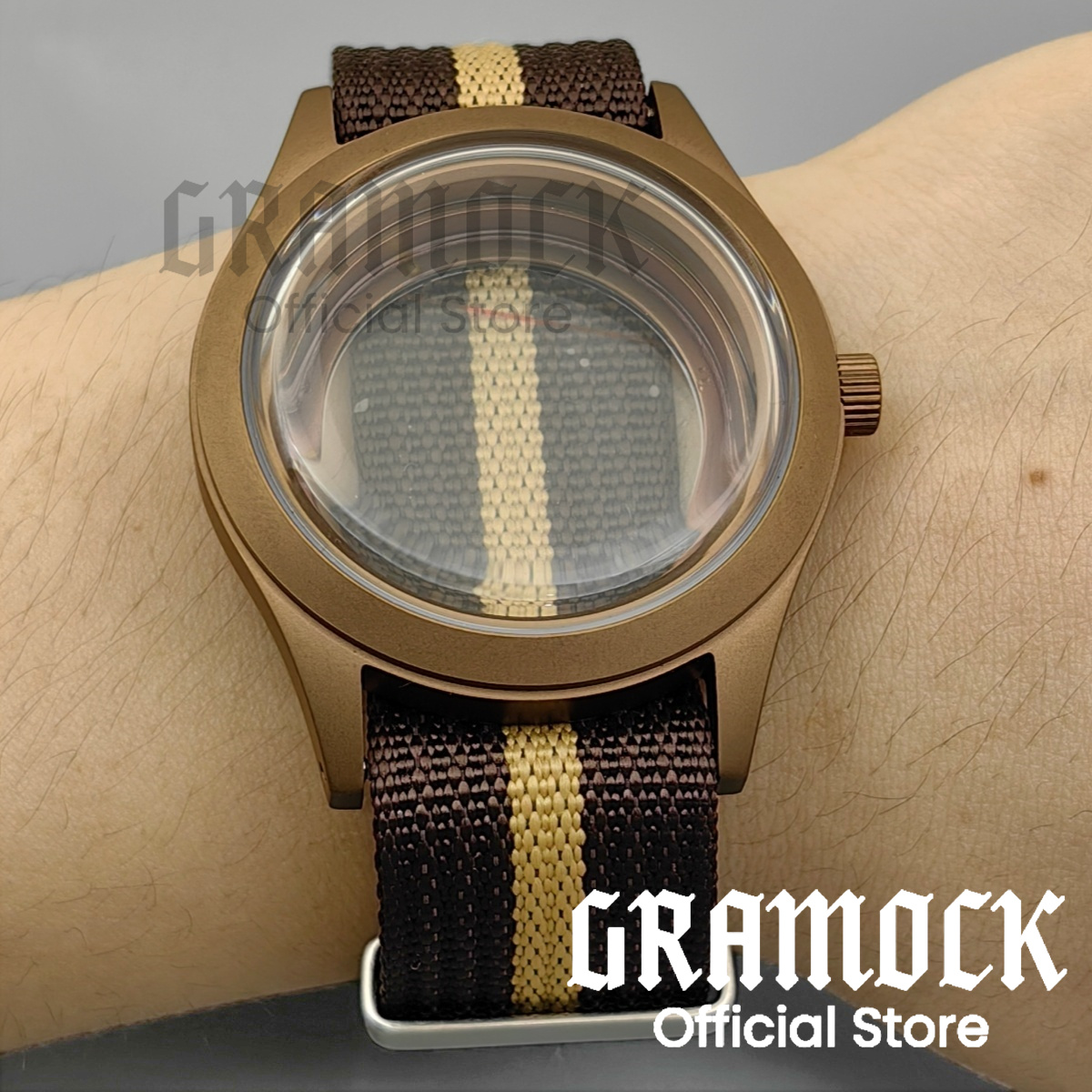Obudowa zegarka GRAMOCK 39mm d – Exhibition Caseback recenzja i cena