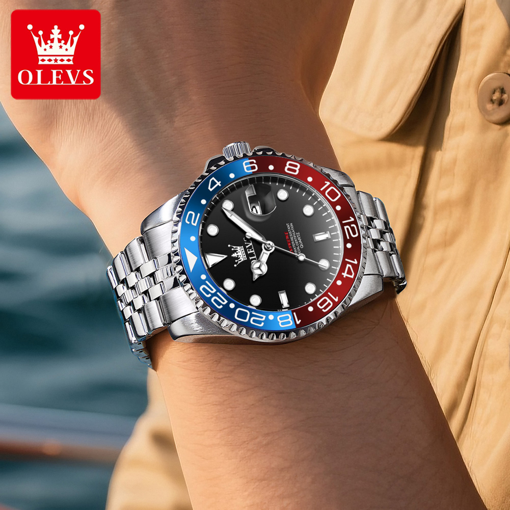 OLEVS 5657 Oryginalny Zegarek  – Luxury Watch Moon Phase recenzja i cena