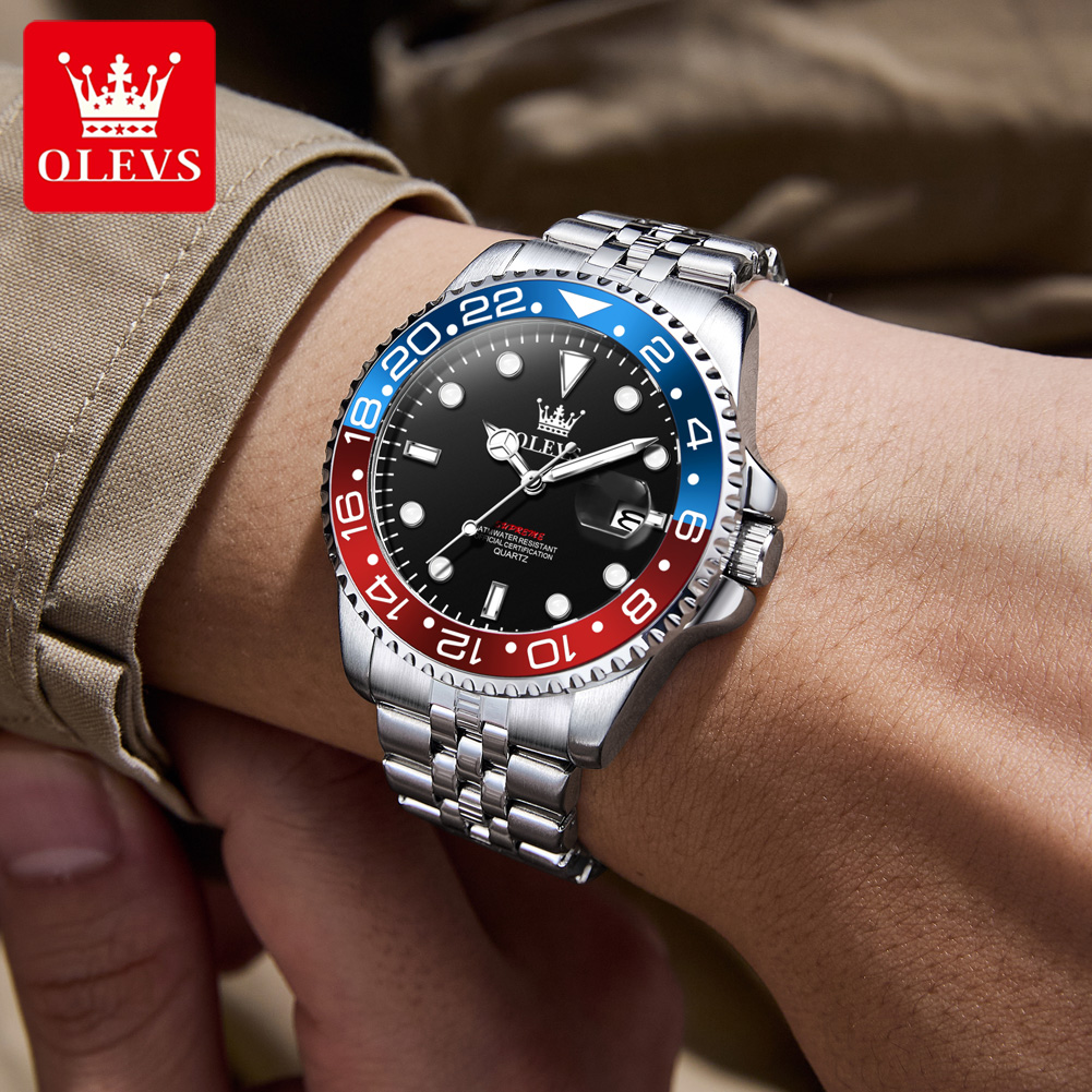 OLEVS 5657 Oryginalny Zegarek  – Luxury Watch Moon Phase recenzja i cena
