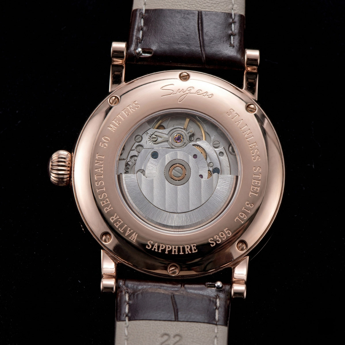 Sugess Men zegarki Tianjin ST2 – Moonphase Complication Watch recenzja i cena