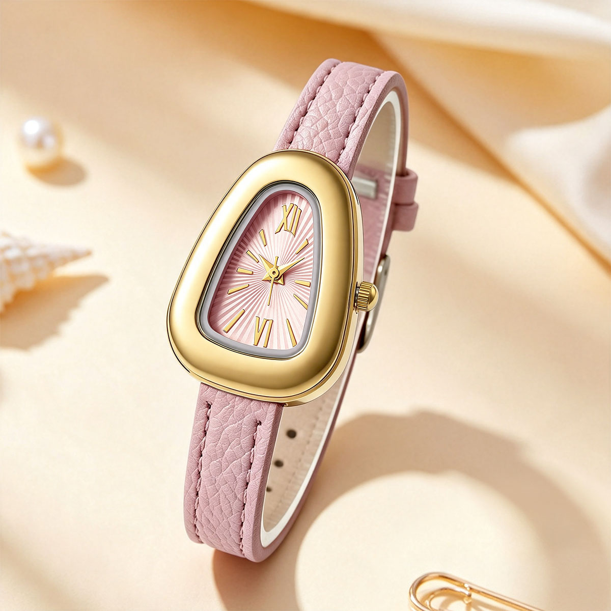 Nieregularne owalne zegarki kw – Watch Triangle Luxury recenzja i cena