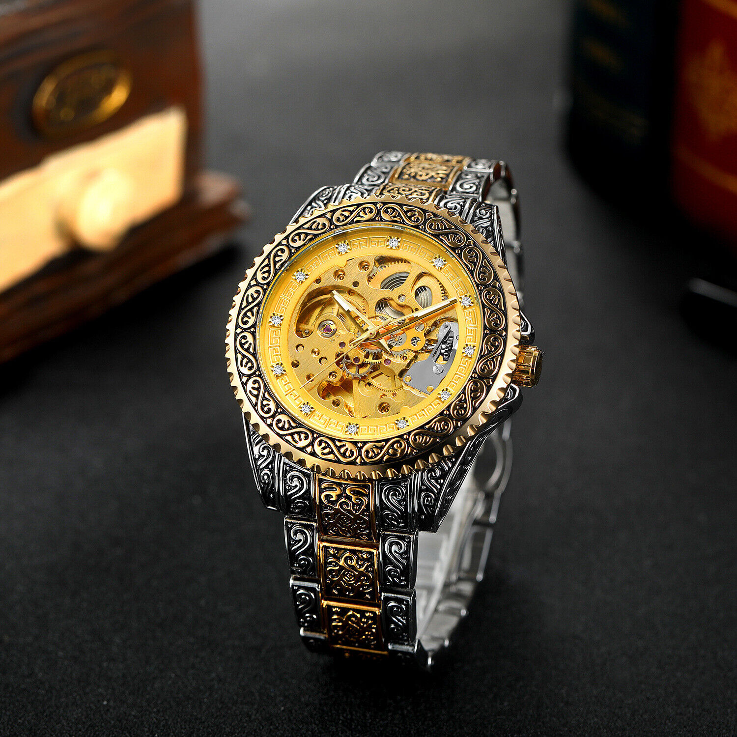 FORSINING Męski luksusowy diam – Luxury Watch Nice recenzja i cena