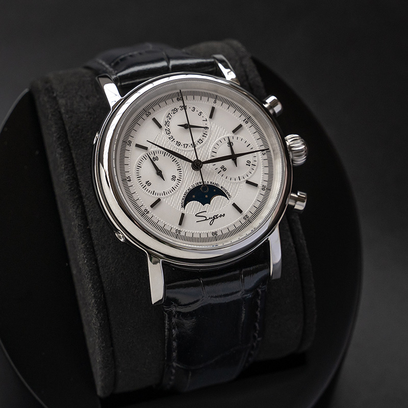 Zegarek męski Sugess z orygina – Moonphase Complication Watch recenzja i cena
