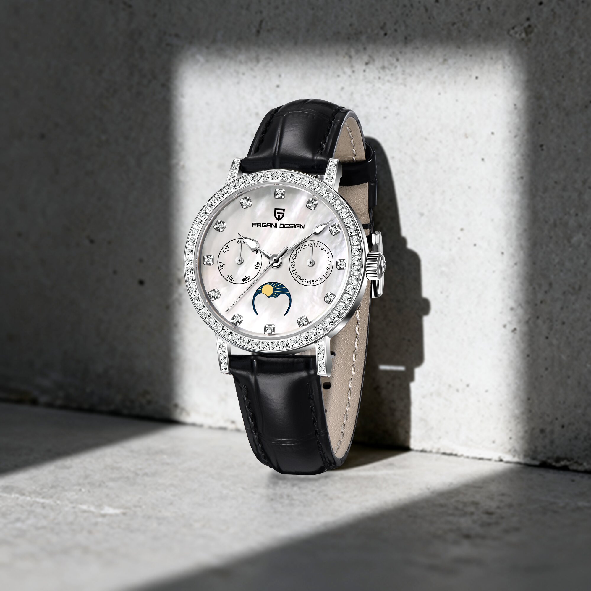 Zegarek damski PAGANI DESIGN E – Luxury Watch Moon Phase recenzja i cena