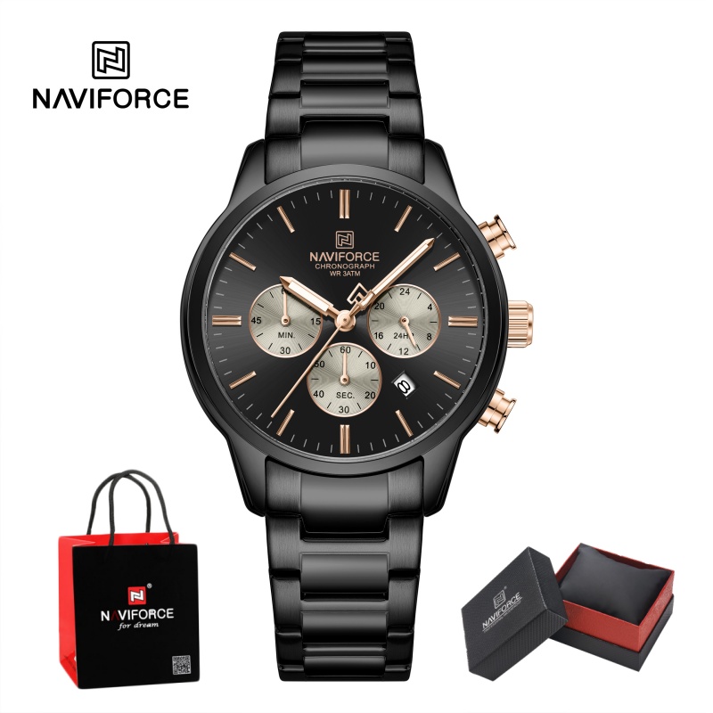 Zegarek męski NAVIFORCE Quartz – Luxury Watch Display recenzja i cena