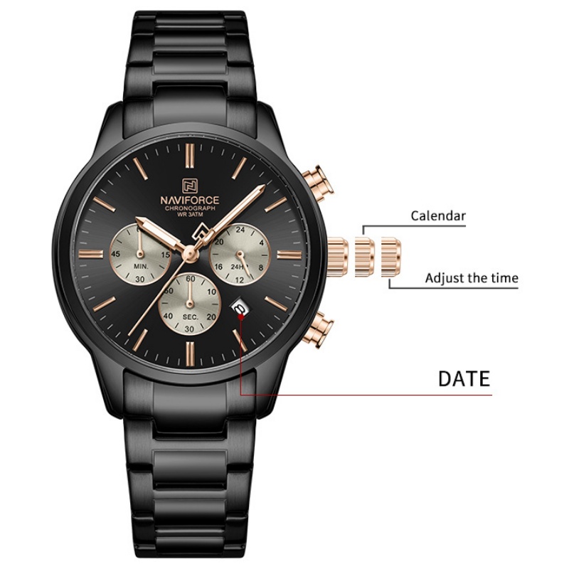 Zegarek męski NAVIFORCE Quartz – Luxury Watch Display recenzja i cena