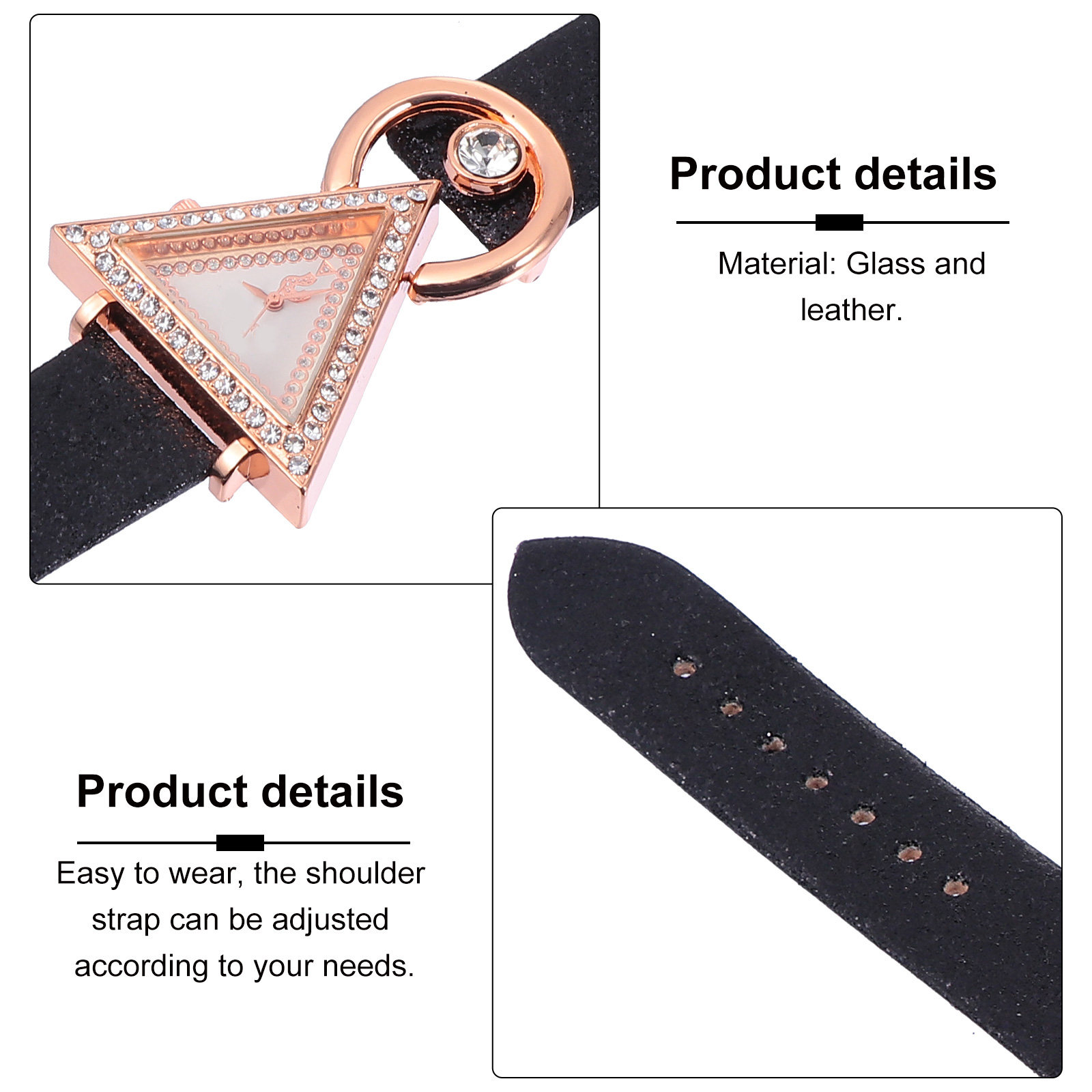 1 szt. Modny zegarek damski w  – Watch Triangle Luxury recenzja i cena