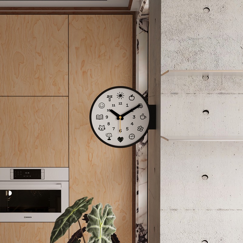Nowoczesny dwustronny zegar śc – Luxury Watch Wall Clock recenzja i cena