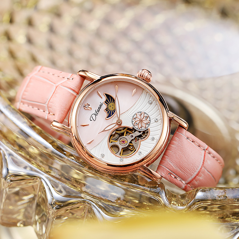 Damskie automatyczne zegarki m – Luxury Watch Moon Phase recenzja i cena