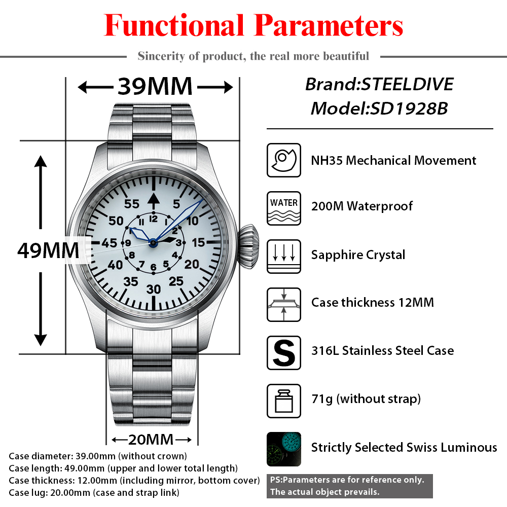 STEELDIVE nowy luksusowy zegar – Luxury Watch German recenzja i cena