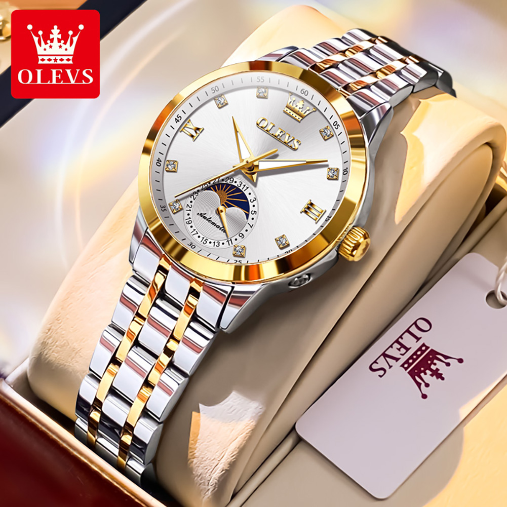 OLEVS 7041 Elegance Moon Phase – Luxury Watch Moon Phase recenzja i cena