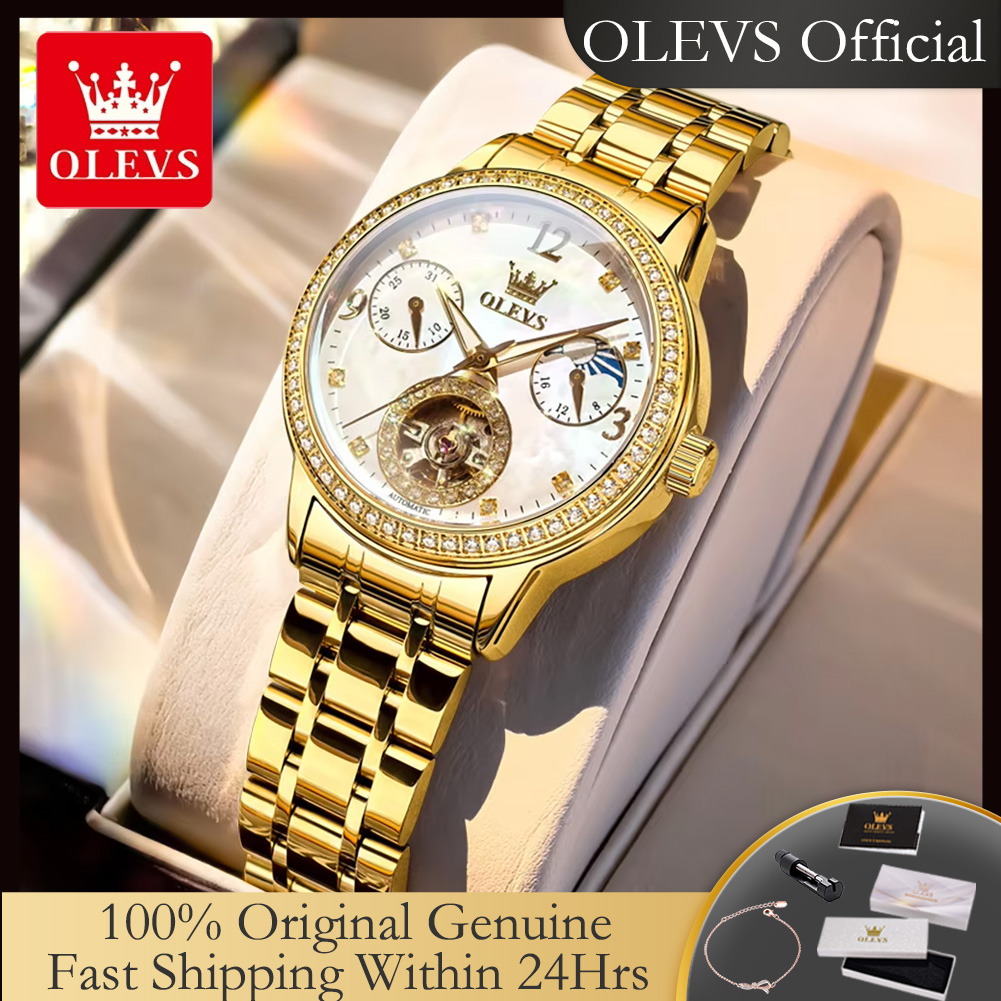 OLEVS 6750 Automatyczny Zegare – Luxury Watch Moon Phase recenzja i cena