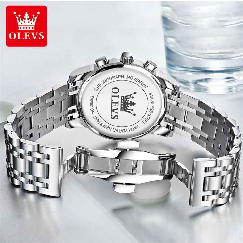 OLEVS Popularne męskie zegarki – Luxury Watch Moon Phase recenzja i cena