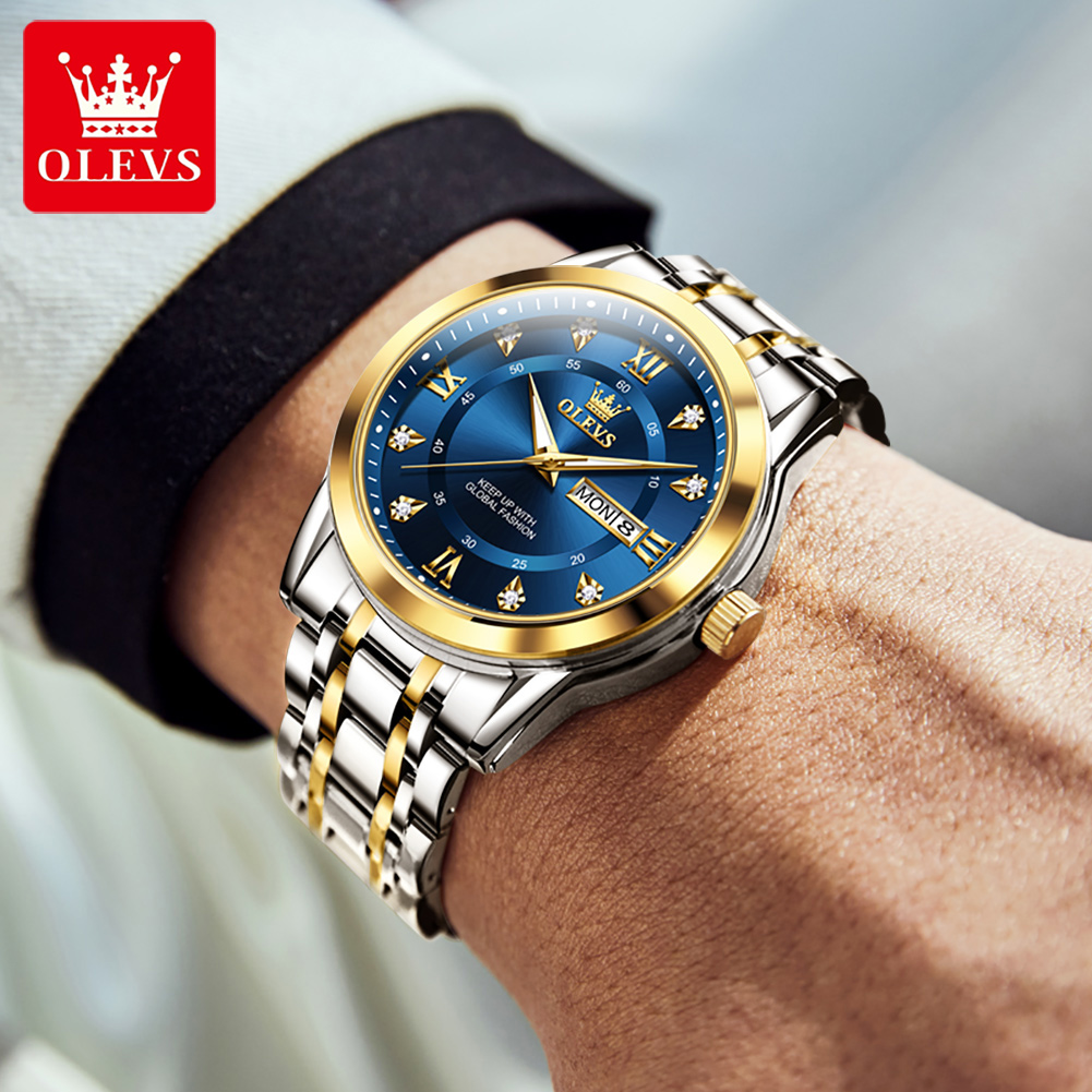 OLEVS Marka Modne męskie zegar – Luxury Watch Display recenzja i cena