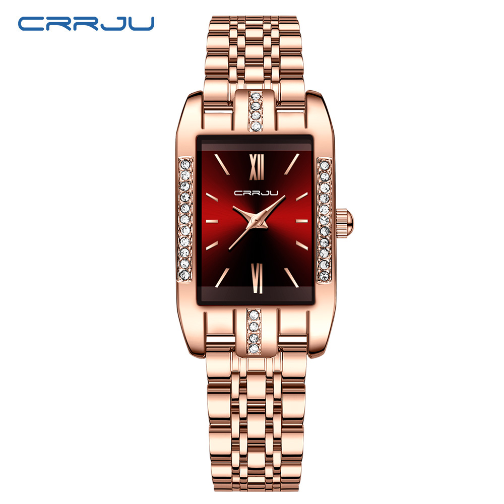 CRRJU Luksusowy Kwadratowy Zeg – Luxury Watch Ladies recenzja i cena