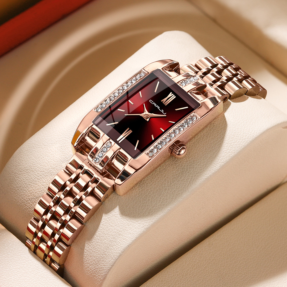 CRRJU Luksusowy Kwadratowy Zeg – Luxury Watch Ladies recenzja i cena
