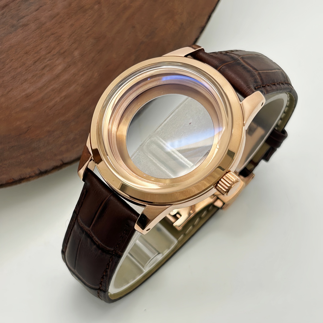 Obudowa zegarka 39mm, skórzany – Exhibition Caseback recenzja i cena