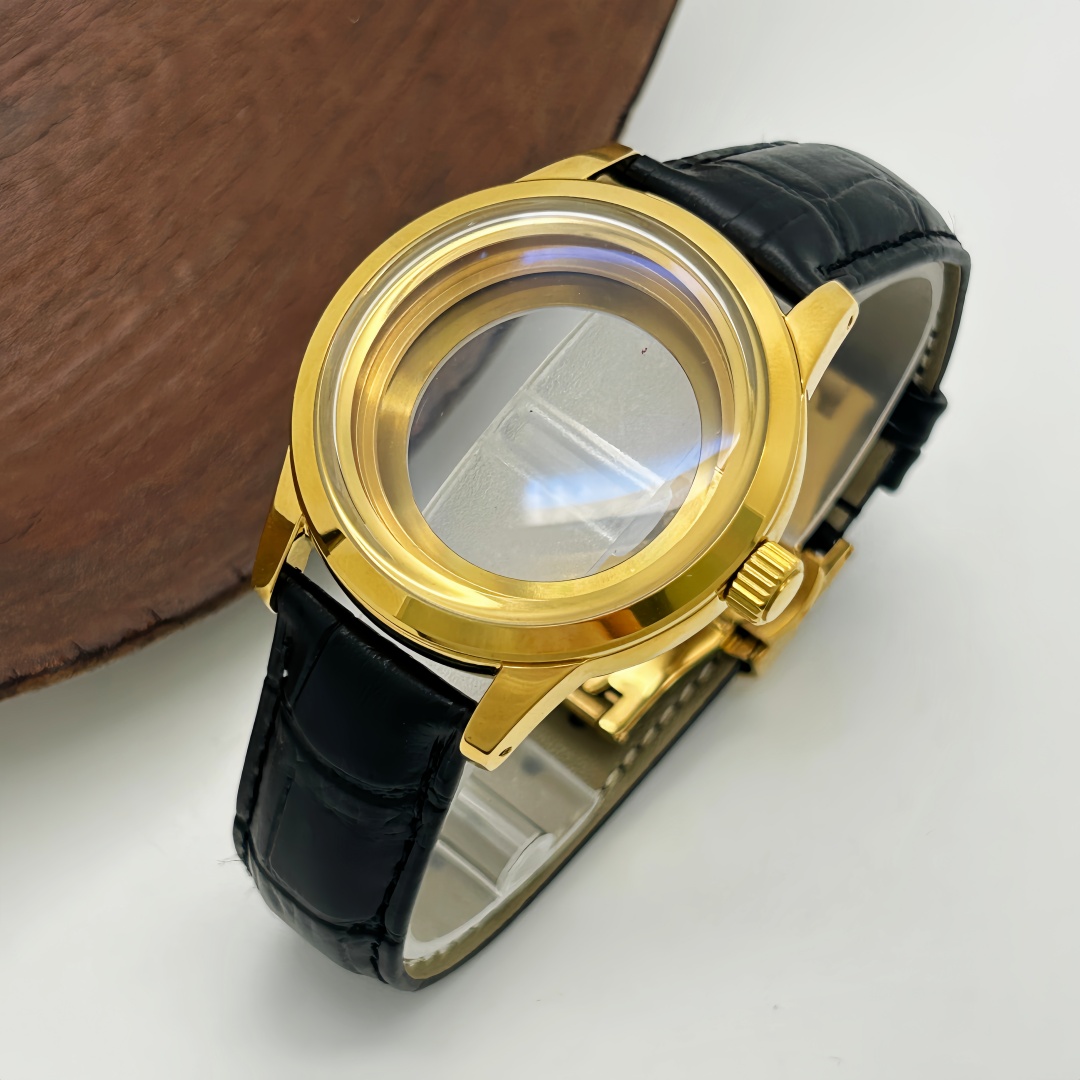 Obudowa zegarka 39mm, skórzany – Exhibition Caseback recenzja i cena