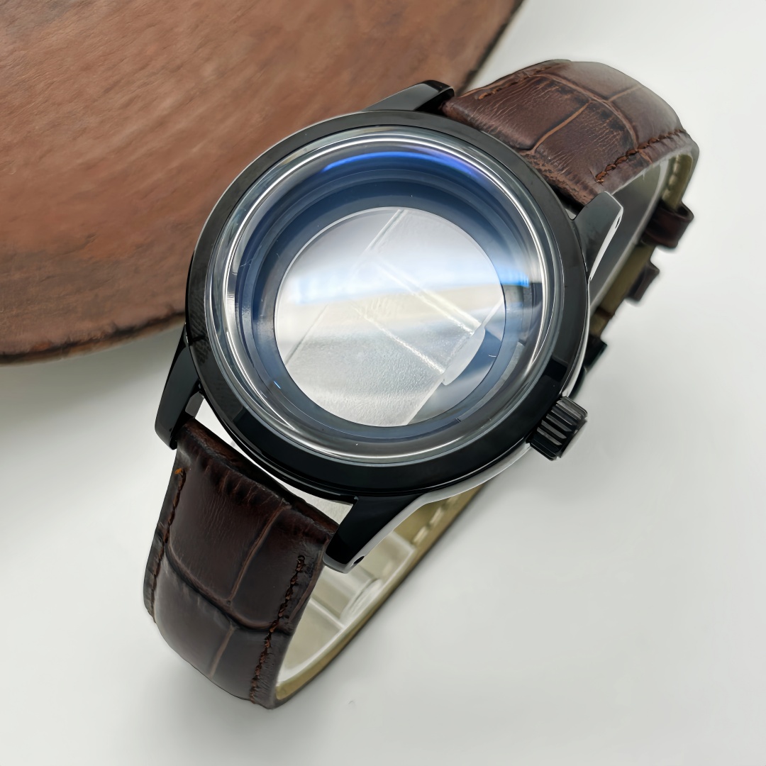 Obudowa zegarka 39mm, skórzany – Exhibition Caseback recenzja i cena