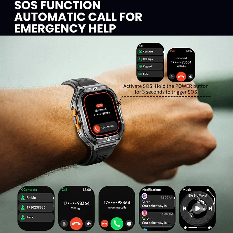 Luksusowy smartwatch AMOLED z  – Luxury Watch German recenzja i cena