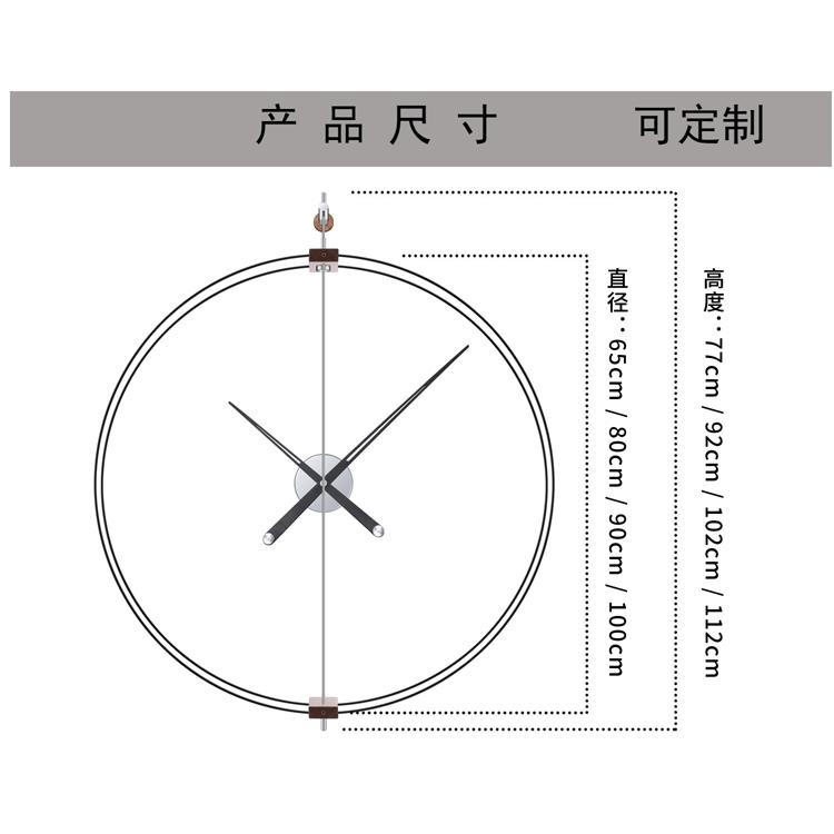 Minimalistyczny hiszpański zeg – Luxury Watch Wall Clock recenzja i cena