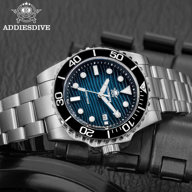 ADDIESDIVE Męski Zegarek Kwarc – Luxury Watch Display recenzja i cena