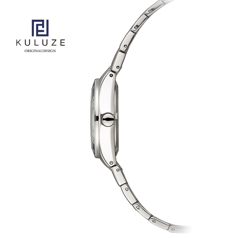 KULUZE tytanu zegarek dla kobi – Luxury Watch Moon Phase recenzja i cena